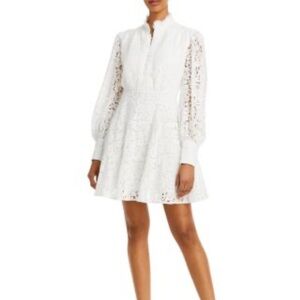 Bardot Lace Cleo Long Sleeve Dress Medium NEW